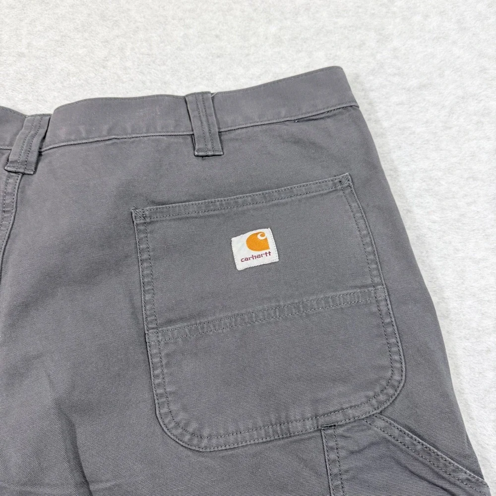 Carhartt‎ Cargo Work Shorts Mens 44 Gray NWT Relaxed Fit Rugged Flex Canvas 11in
